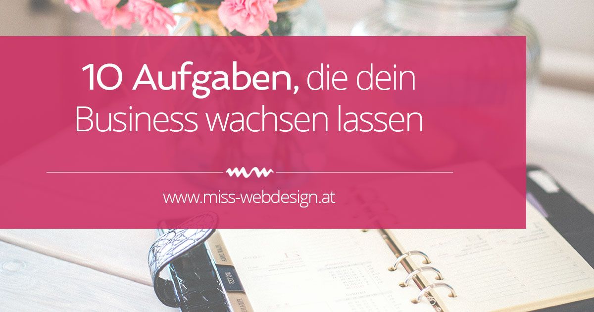 misswebdesignat's tweet photo. 10 Aufgaben, die dein Online Business wachsen lassen https://t.co/gpFTi4632p https://t.co/0PlUEdZOvx