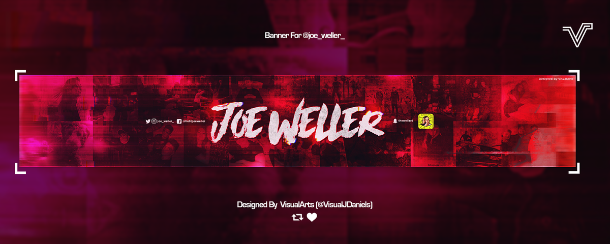 jmsdaniels_'s tweet photo. YouTube Banner for @joe_weller_ 
Retweets &amp; Likes are appreciated
HD: https://t.co/YQirmZYOfY https://t.co/Z2Uidtm3I4