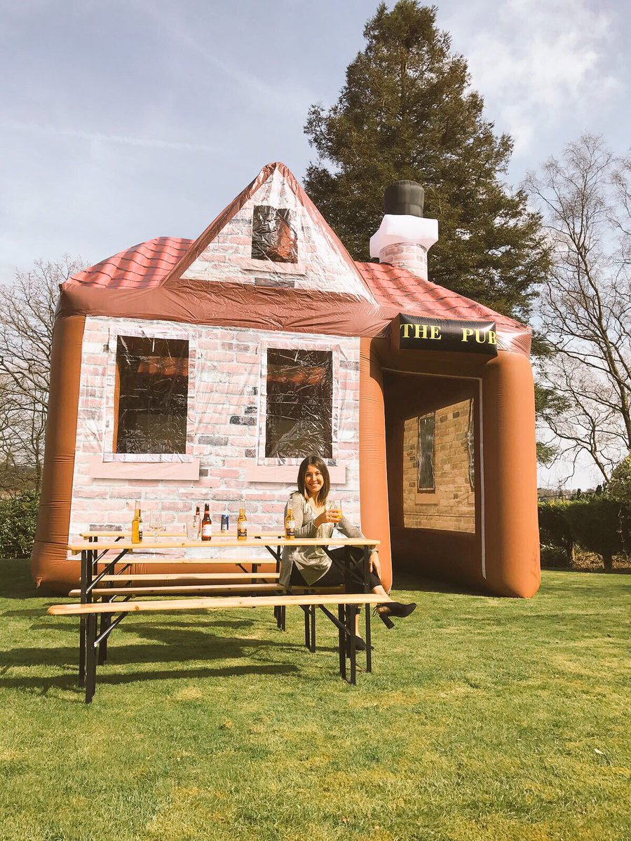theportablepub's tweet photo. 💥Inflatable Pub Hire For All Occasions! 💥 Add something different to your next event! #worcestershirehour https://t.co/g0VzDDdDYn