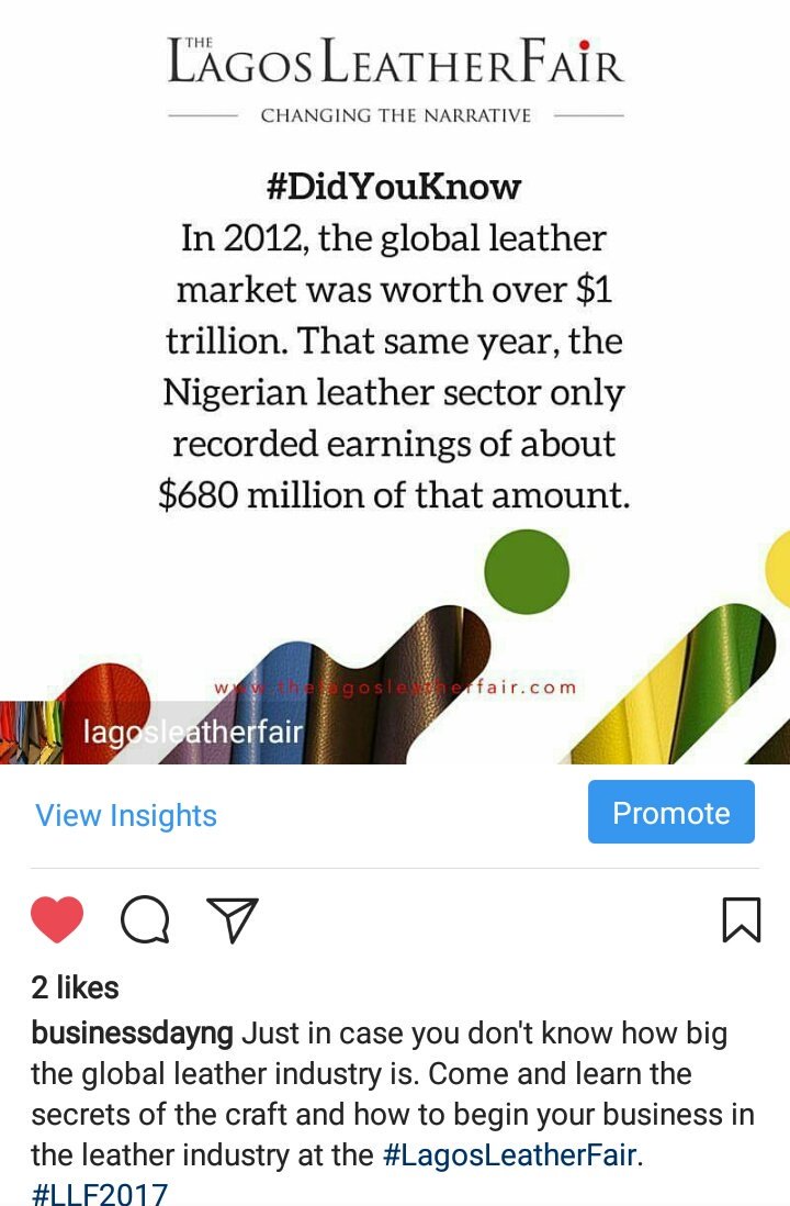 BusinessDayNg's tweet photo. #BDEvents Changing the Narrative @LagosLeatherFair https://t.co/7FkgNvvMbZ