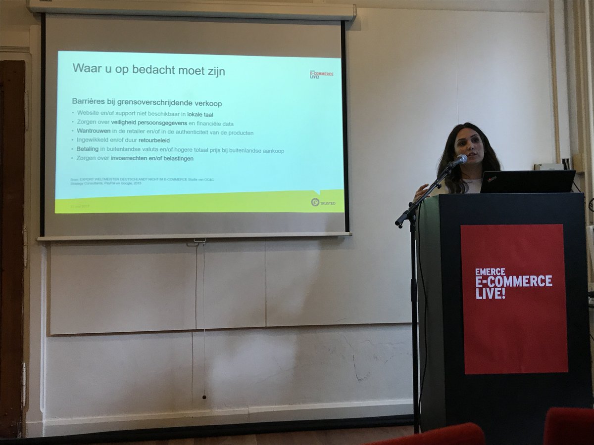 Presentatie van onze collega Dashne Faraj gemist? Kom langs bij onze round table 5. <a href="/Ecommlive/">Ecommercelive</a> #zekerheid #vertrouwen