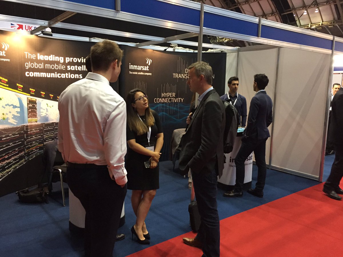 GuiMarrak's tweet photo. @InmarsatGlobal is present at @ukspace2017 ! A question on Space telecoms? Come and see us at booth B1 https://t.co/WCPcgFhTOv