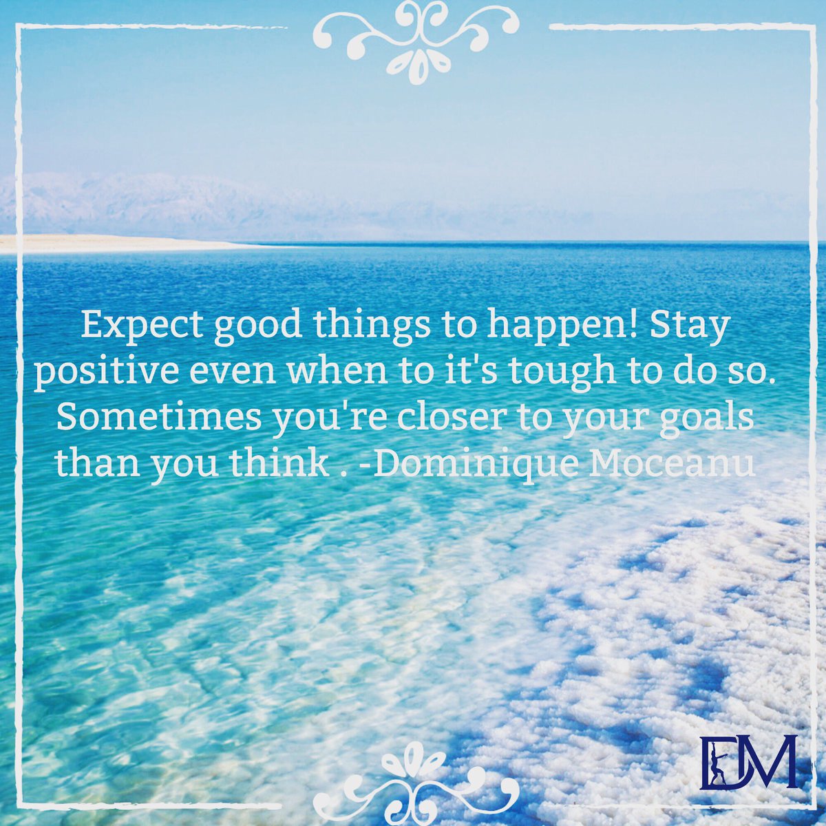 Dmoceanu's tweet photo. Expect good things to happen! #InspirationwithDominique💜 #Inspiration #DM https://t.co/mEFq90h2q0