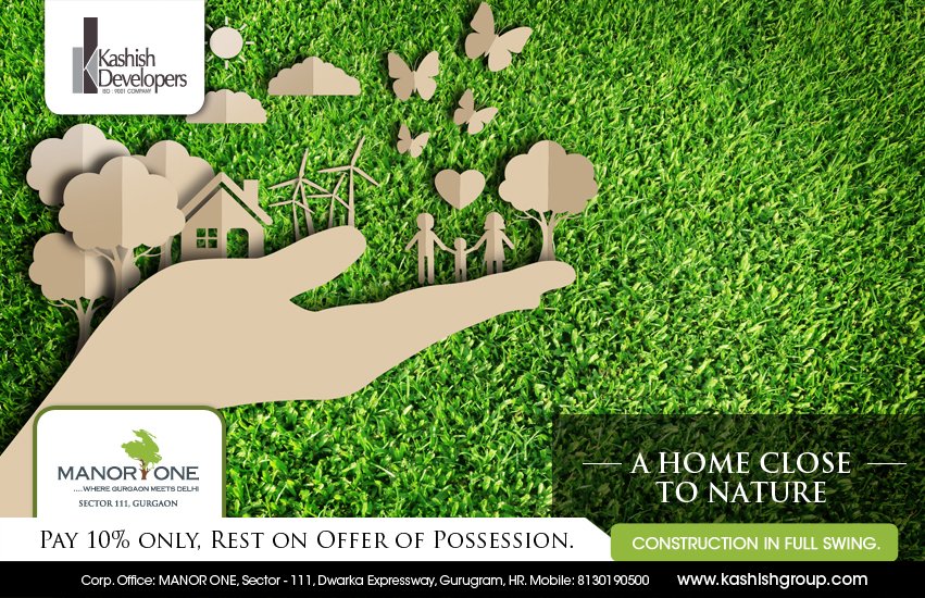 ManorOneKashish's tweet photo. #ManorOne- A #LuxuryApartment in #gurgaon developed by #KashishGroup is a perfect place for #naturelovers looking for a relaxed getaway! https://t.co/sOdXiGziGK