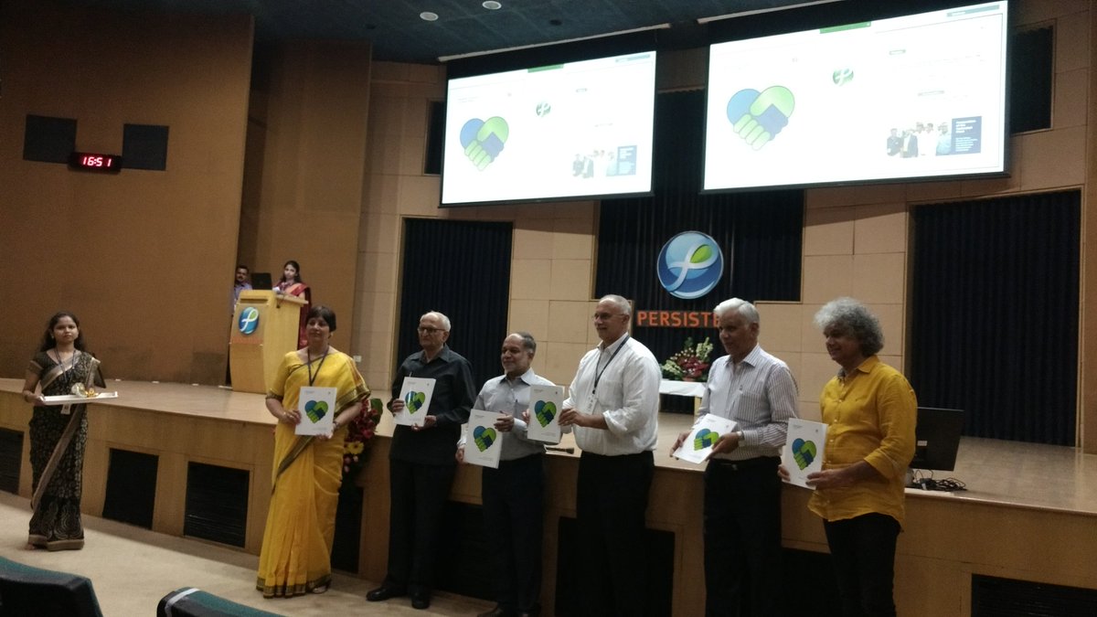 amarghuman's tweet image. Release of Annual Report of #PersistentFoundation @Persistentsys