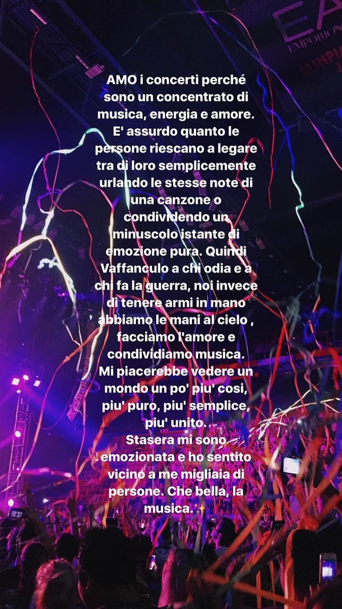 Mich3laP's tweet photo. Niente di più vero. #MusicWillNeverStop https://t.co/5dp3S5PEhk