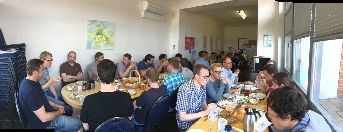NFT_automates's tweet photo. Das traditionelle #Geburtstagsfrühstück stand wieder bei #NFT #Automatisierungssysteme #GmbH in #Ibbenbüren an: https://t.co/Bwo93I7HEh