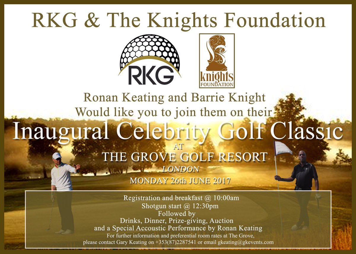 Ronan Keating Golf tweet media