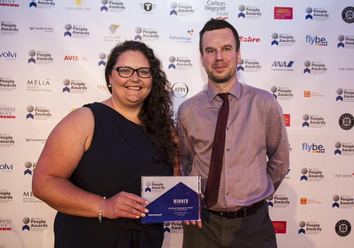 tagtravelgroup's tweet photo. TAG was announced the winner #ReservationTeamoftheYear & #RisingStar at the @ThePeopleAwards. More info: https://t.co/XIkKByeOiW #tpas2017 https://t.co/w7DmUWHccm
