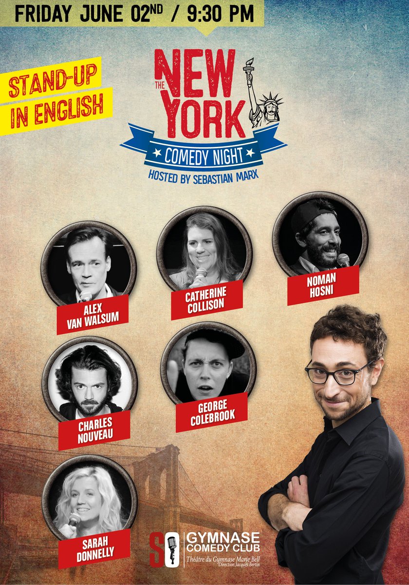 ComedyParis's tweet image. Robbed from receiving a Molière for "Best Stand-Up Comedy Show in English in France" it's the #NYCN Fridays at 9:30 weezevent.com/the-new-york-c…