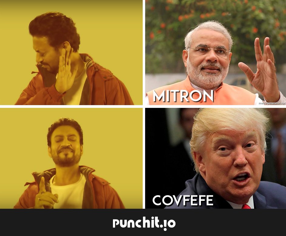 meyashchauhan's tweet photo. Modie's Mitron and Trump's Tweet #Covfefe are the strongest words in world politics by UN ๐๐
@punchit2015 #PunchitWay https://t.co/64yAh7w5NR
