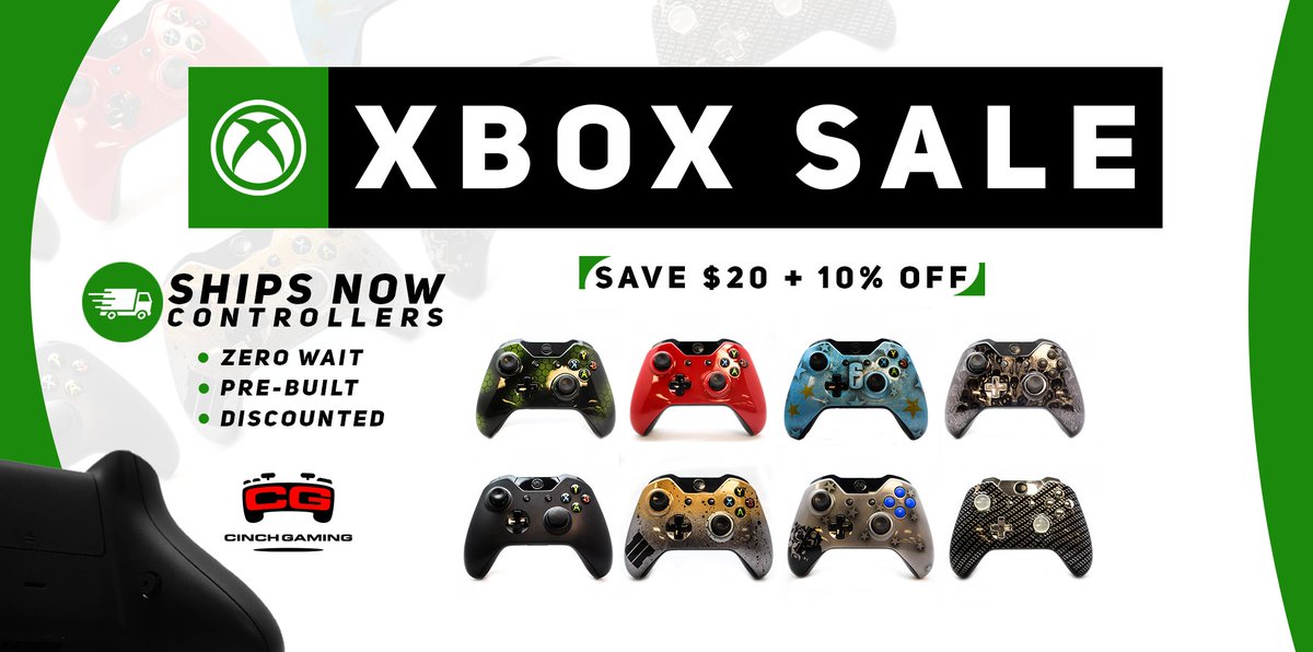 CinchGaming's tweet image. [BREAKING] All #CinchOne &quot;Ships Now&quot; Controllers are $20 + an additional 10% OFF!

Save BIG: cinchgaming.com/dev/product-ca… …

#MakeitaCinch