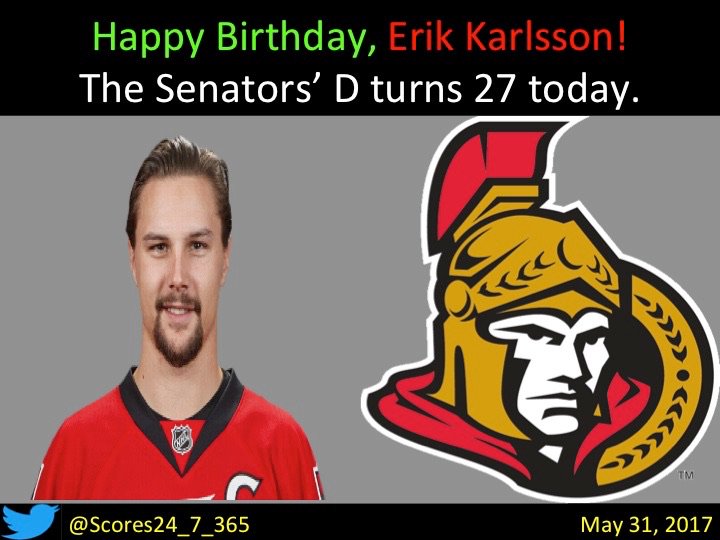  happy birthday Erik Karlsson! 