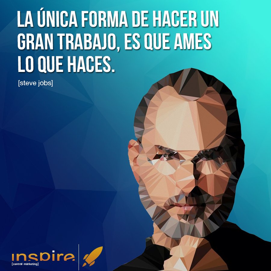 inspirecmkt's tweet photo. La diferencia está en el amor y la pasión que entregas a tu trabajo.
#PiensaInspire https://t.co/O1fw7LruCA