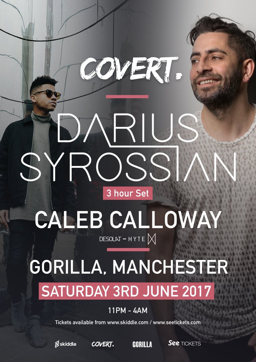 ATTN MANCHESTER : this Saturday, cant wait to be back on home soil, only 150 Tickets left incase you want to go! skiddle.com/e/12970633