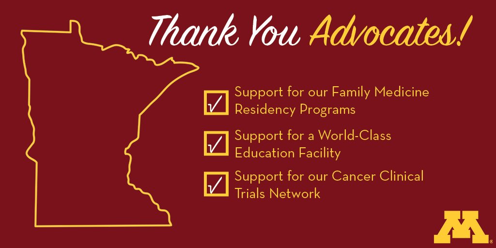 umnmedschool's tweet photo. Thank you State of Minnesota for your unwavering support of the Medical School! #UMNProud #Driven4MN #mnleg https://t.co/cWSMaoTNCp