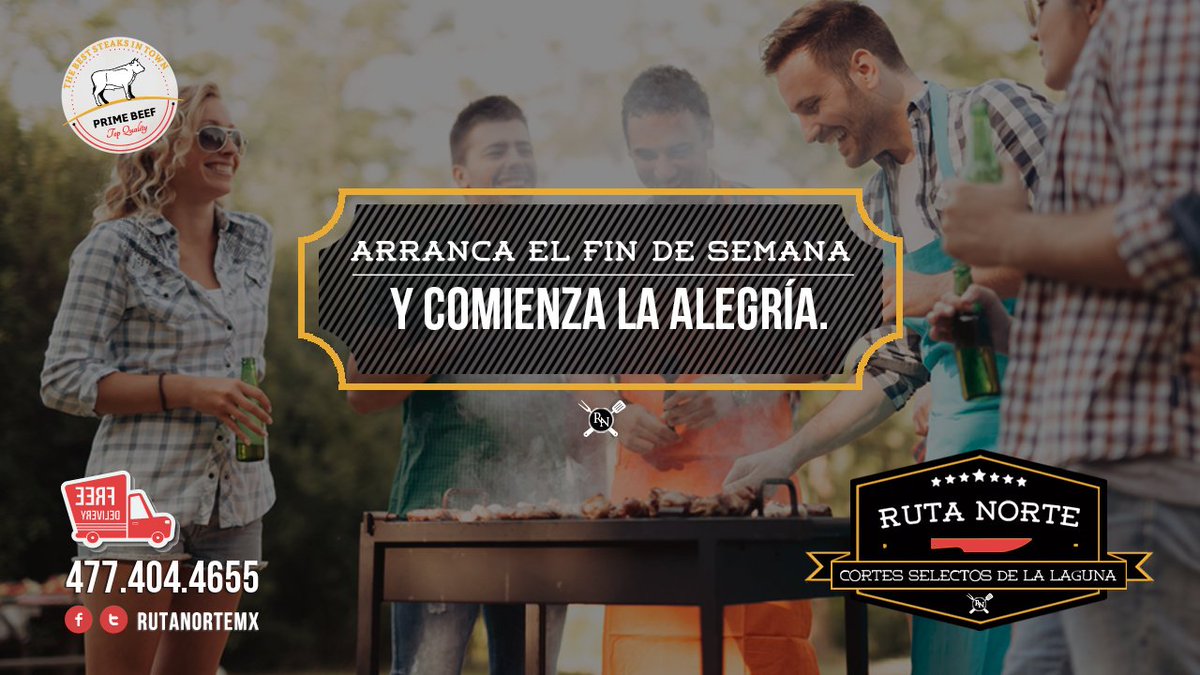 RutaNorteMX's tweet photo. ¡Sé feliz ya es viernes!
#aEcharLumbre https://t.co/esXJGJIUCO