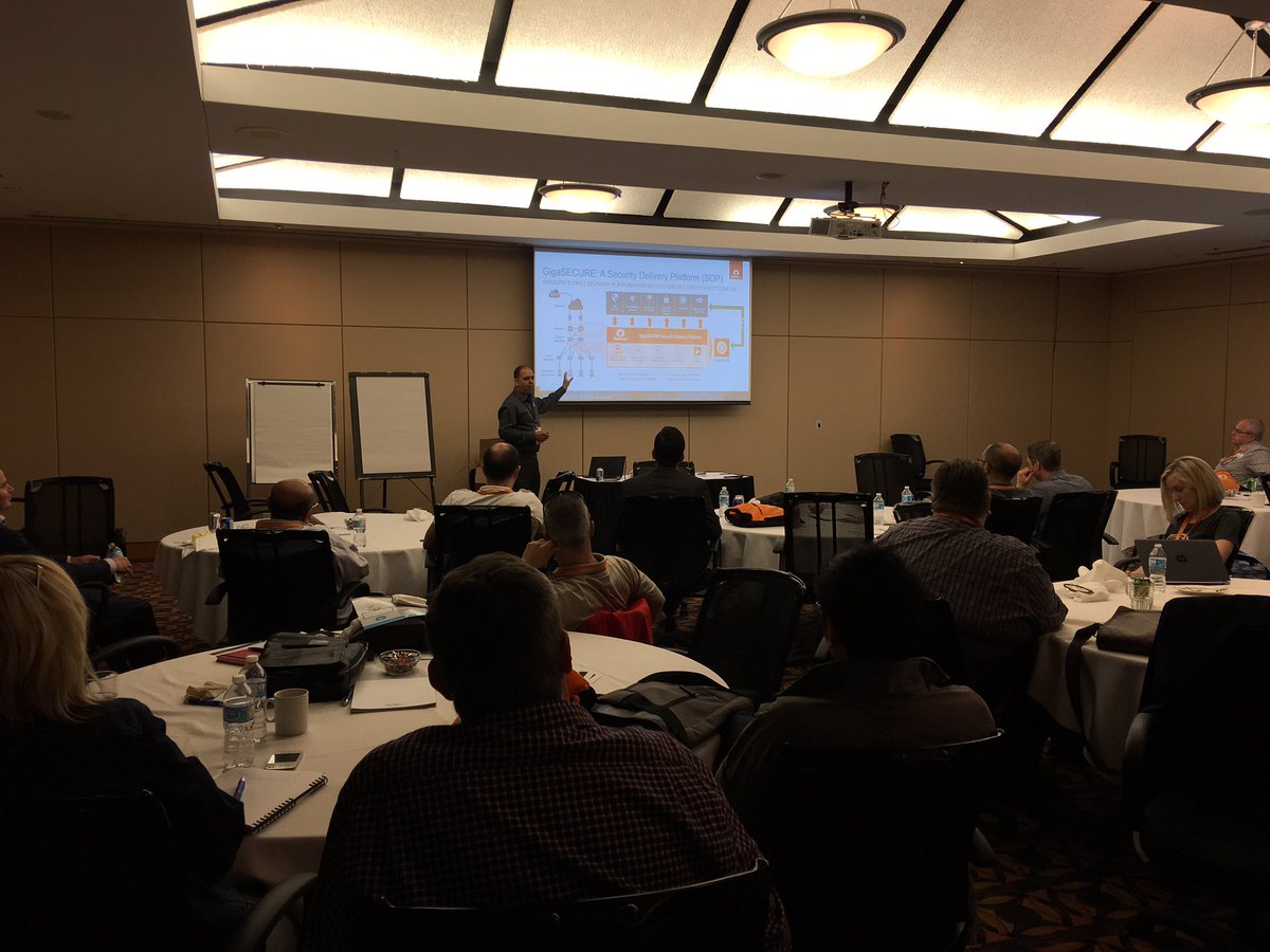 kevinamagee's tweet photo. Marc delivering the @gigamon #wefightsmart message at #CampSS17 https://t.co/sH5CPlagVA