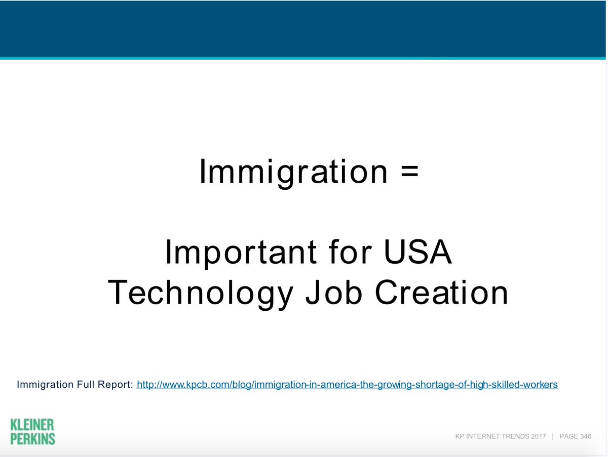 Mary Meeker's new Internet Trends report has a ton of data+insights. But as an immigrant, this was my favorite slide.