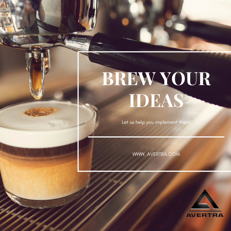 AvertraCorp's tweet photo. Avertra: Just like a good cup of coffee
#miutility #brewyourideas #innovation https://t.co/edCZrMdovV