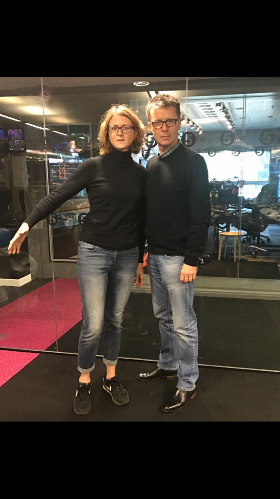 NickyAACampbell's tweet image. Yours truly &amp;amp; #Bloodydifficultwoman. Have a nice couple of days off @rachelburden. "In the hills".Last lap coming up