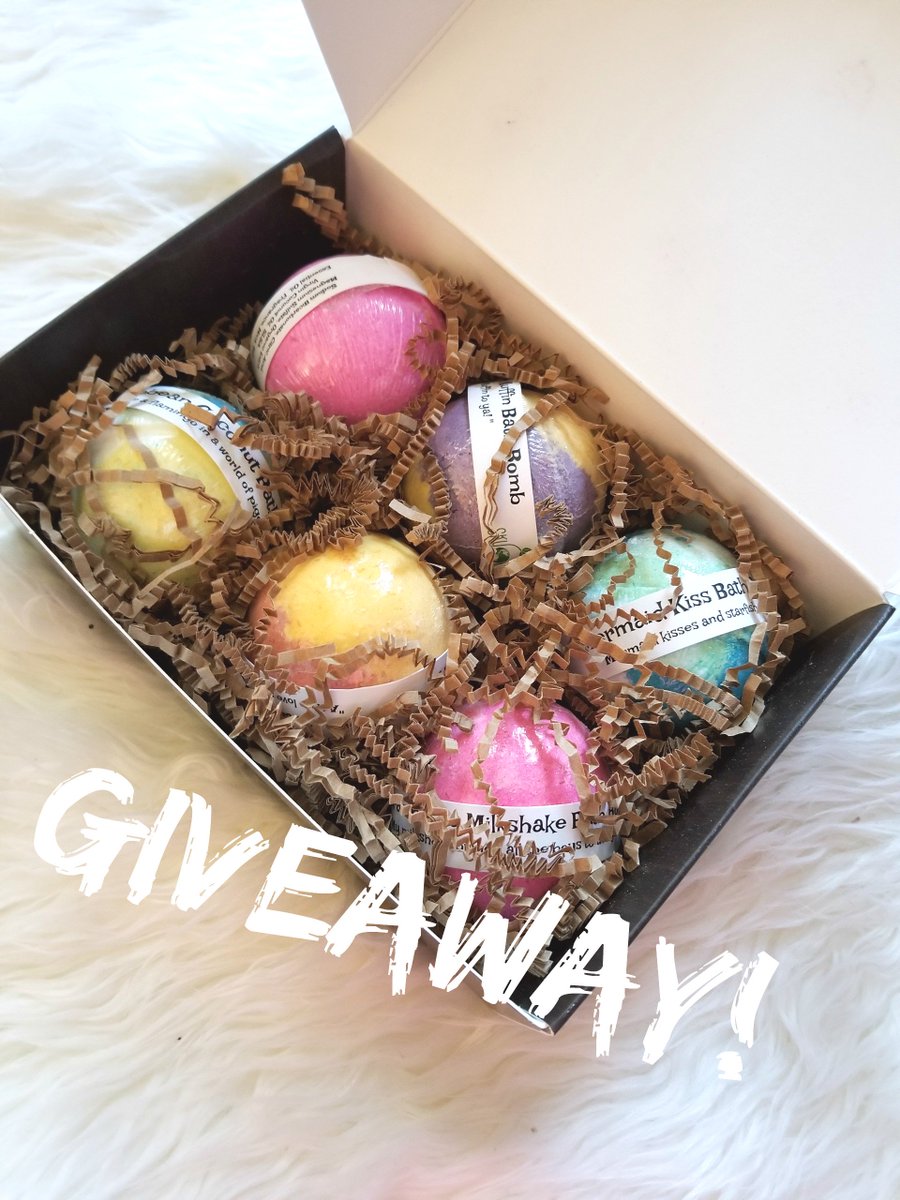 Final May #giveaway! Win a set of these bath bombs! To enter: follow me &amp; retweet this post! Winner chosen 6/5! (open international)
