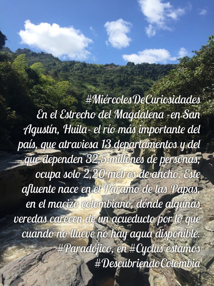 cyclusofficial's tweet photo. ¡Buenos días! Hoy empezamos nuestros #MiércolesDeCuriosidades. En #Cyclus estamos #DescubriendoColombia https://t.co/u8pf7UWVEO