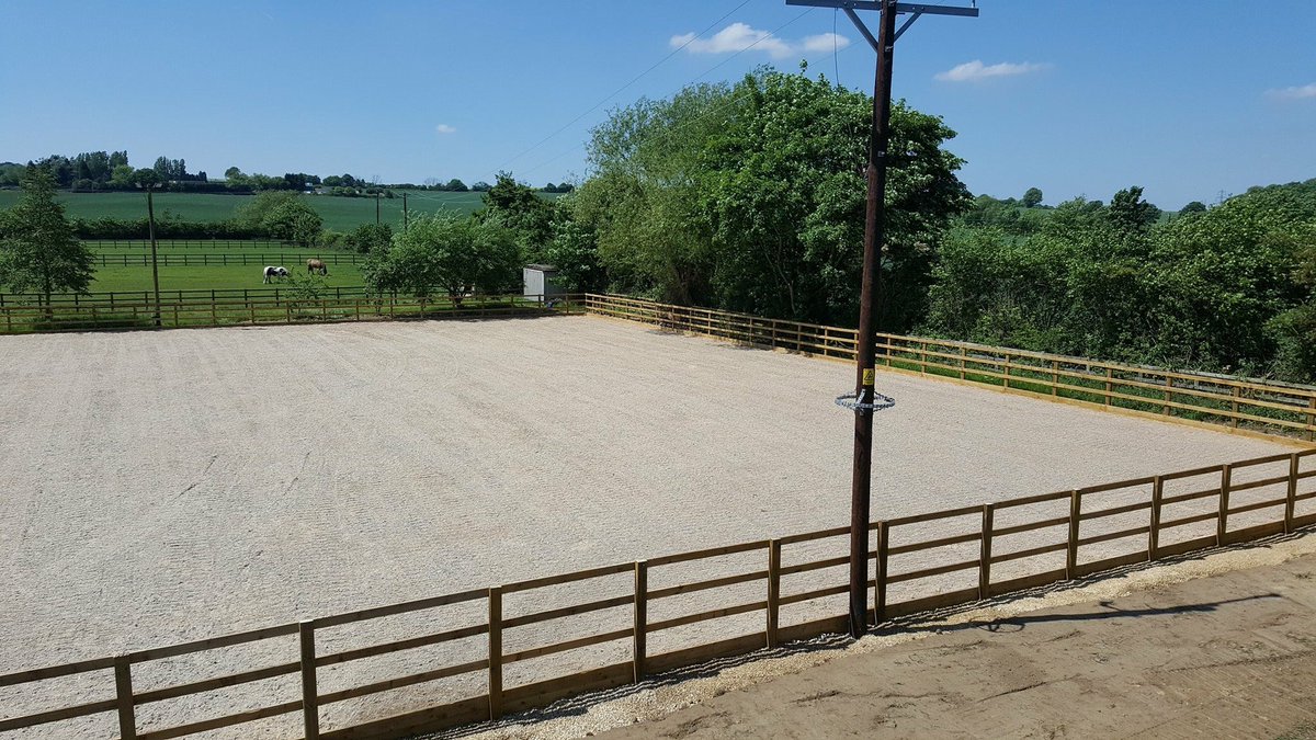 WPCequestrian's tweet photo. Remember our 45m x35m arena project? Here are a few pictures! We also installed 6 new paddocks. 605m of fencing 🐎 https://t.co/0Sfs1FV8aG