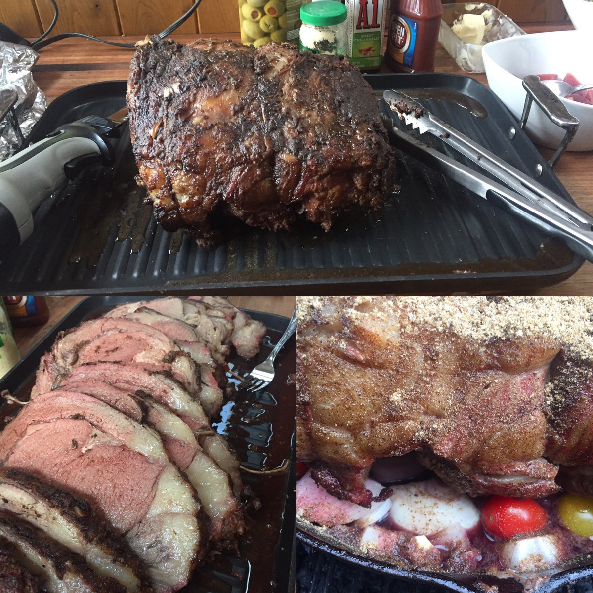 escottmwi's tweet photo. My brother in law is back from Afghanistan! We celebrate with BEEF! #cattletales #gmg #primerib #America #ARMY https://t.co/xD8DyM2oP2