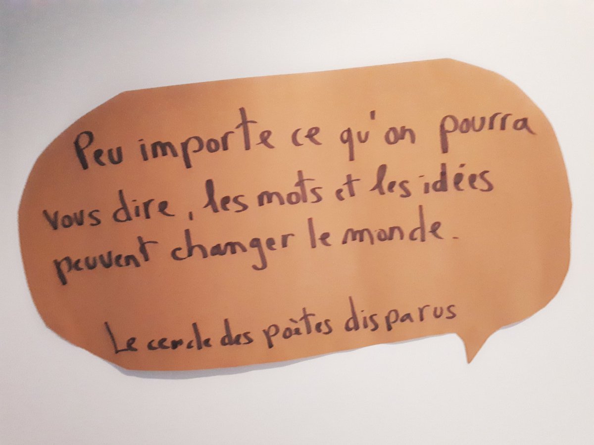 Citation sur les murs du <a href="/Zalthabar/">Zalthabar</a> en direct de la journée #JeSecoue #89C3