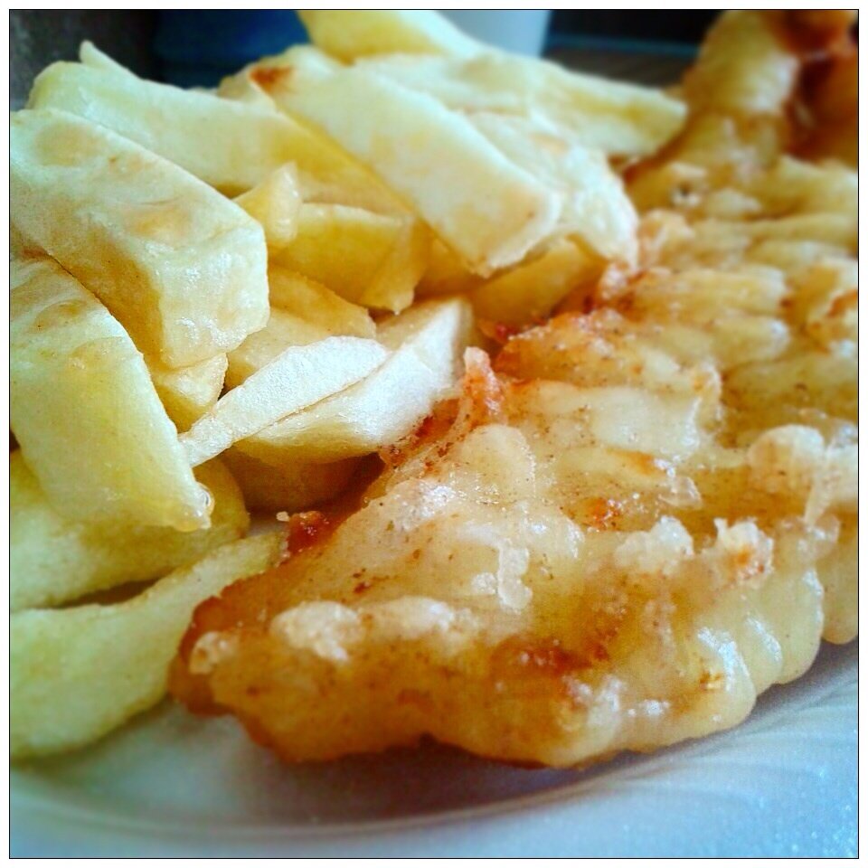 An indulgent treat for lunch today in honour of #NationalFishandChipsDay :)