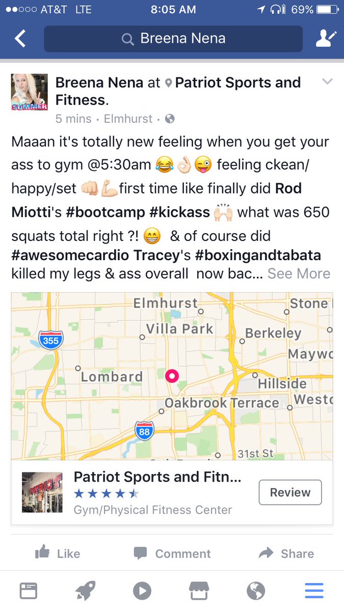 CaleMom's tweet photo. Yea 2 hrs since 5:30am 😉👊🏻👊🏻of #bootcamp &amp; #boxingtabata killed ass &amp; legs #feelsamazing https://t.co/xeo1x8rTQK