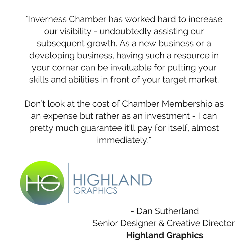 Thanks to <a href="/highlandgraphic/">Highland Graphics</a> for this glowing testimonial - great to see membership is working for them.  Visit: bit.ly/2rgzmGB
