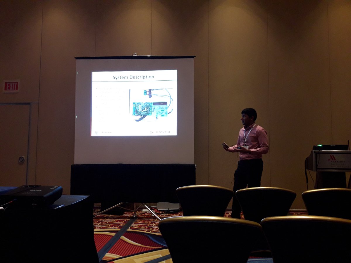 samprajani's tweet photo. Viswam on wearable PPG based system  for pulse wave velocity detection @ISCAS2017 @TAMU https://t.co/IwAbzmuD6d