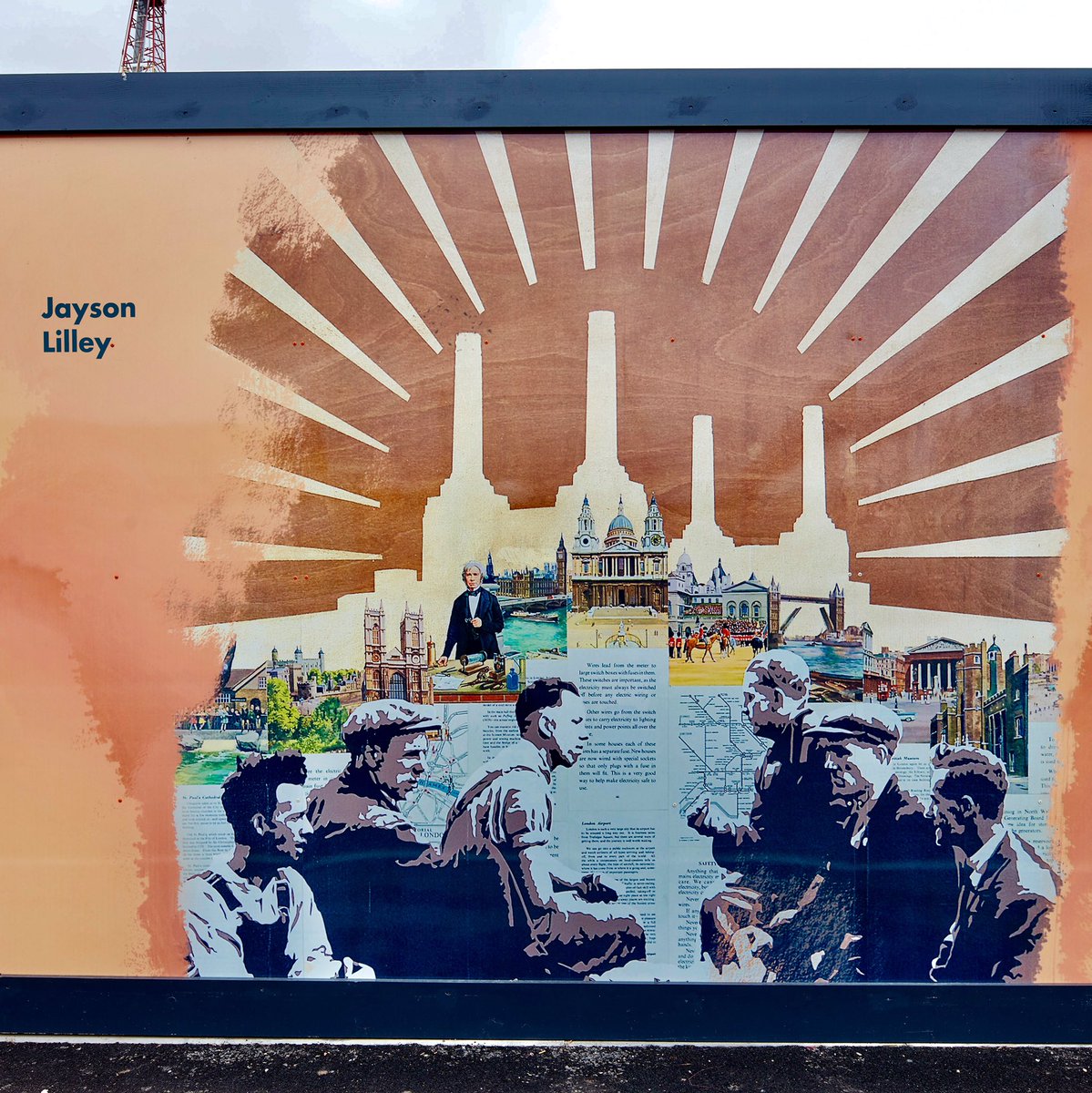 iamjaysonlilley's tweet image. Thank you @batterseapwrstn for including me in such a great project.....you are all awesome 🤗#londonsbiggestfan #batterseapowerstation #art