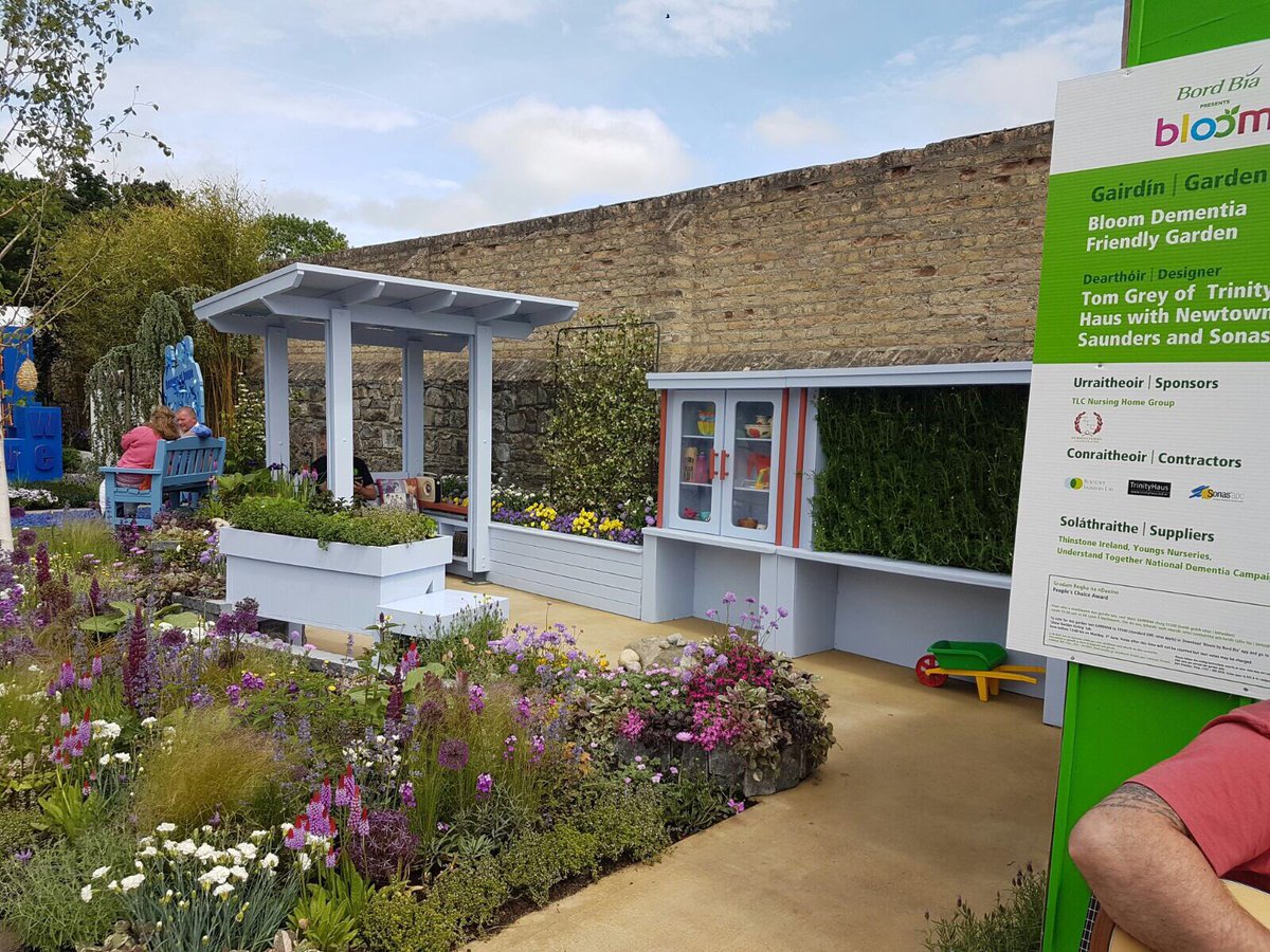 HSELive's tweet photo. Heading to @bloominthepark? Visit Bloom Dementia Friendly Garden, a safe &amp; soothing space for those living with dementia #understandtogether https://t.co/aOTwLDLN1i