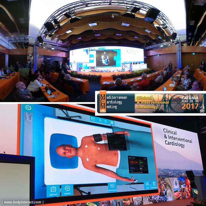 Ciao Catania! Tks for having #BodyInteract &amp; <a href="/NUMEPLUS/">Nume Plus</a> (BI Italian Partner) in the Mediterranean #Cardiology Meeting. We had a great time!
