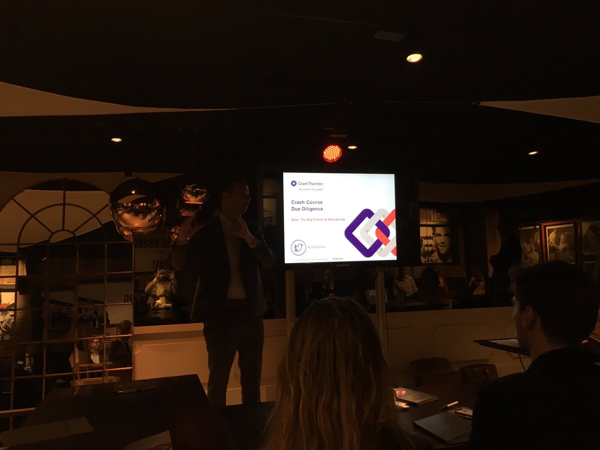 Leuke cursus over financiële DD georganiseerd door <a href="/GrantThornton/">Grant Thornton</a> #gtddcourse