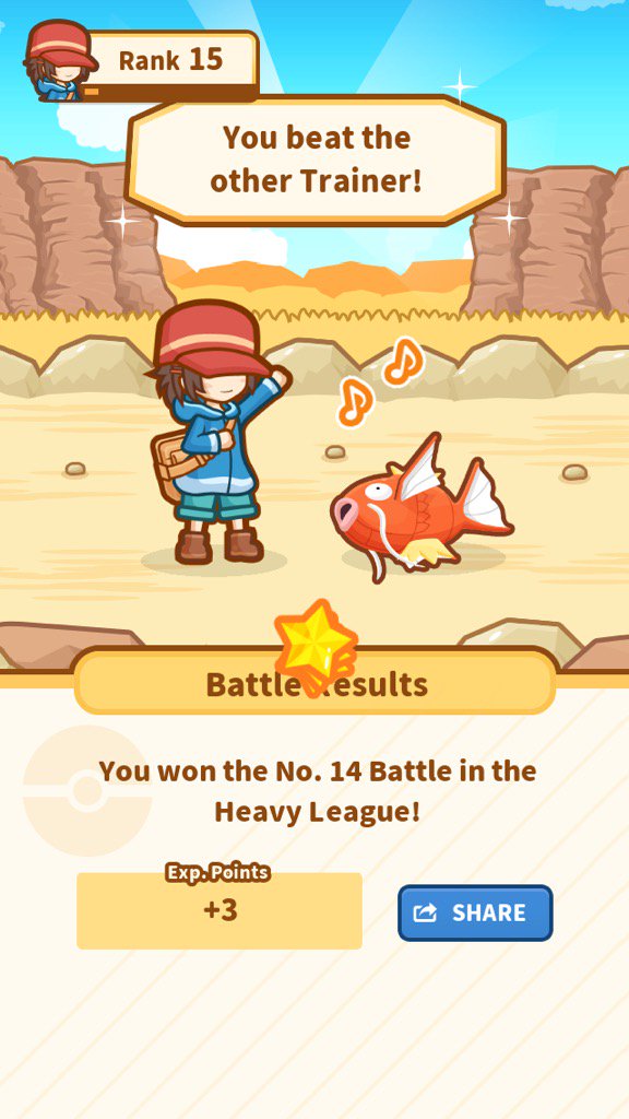wearedittos's tweet photo. Take that!
My precious Casandra
jumped 40.56 m and won! #Magikarp https://t.co/BUE8NeczC0 https://t.co/eHTi49Fhku