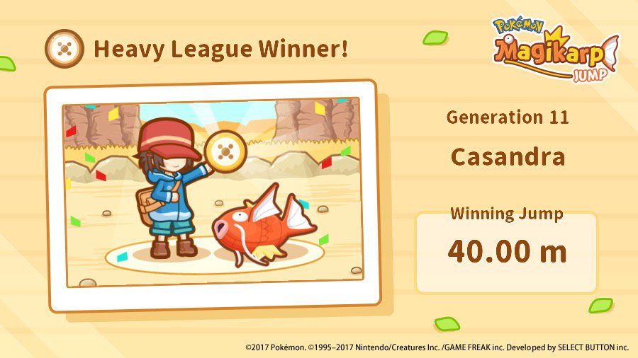 wearedittos's tweet photo. Hip, hip, hooray!
My Casandra defeated the
Heavy League! #Magikarp https://t.co/BUE8NeczC0 https://t.co/jvWfU0Gcqg