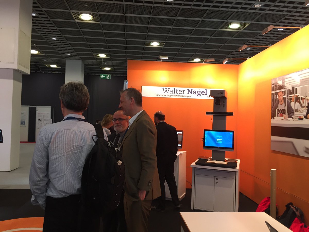 i2SBeVisionary's tweet photo. Visit us at @bibtag17 booth n#147 with @WalterNagel
#bibliothekartag #scanners #digitization #i2Sscanners #CopiBook #DigiBook https://t.co/zrLYkIFJ8w