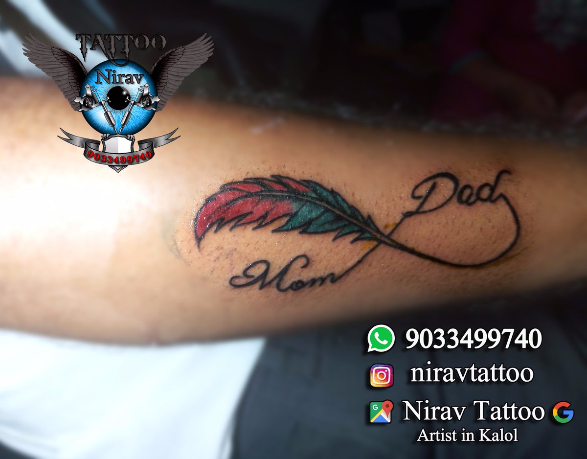 Tattoo uploaded by Ratan chaudhary  Mom dad infinity tattoo  Tattoodo
