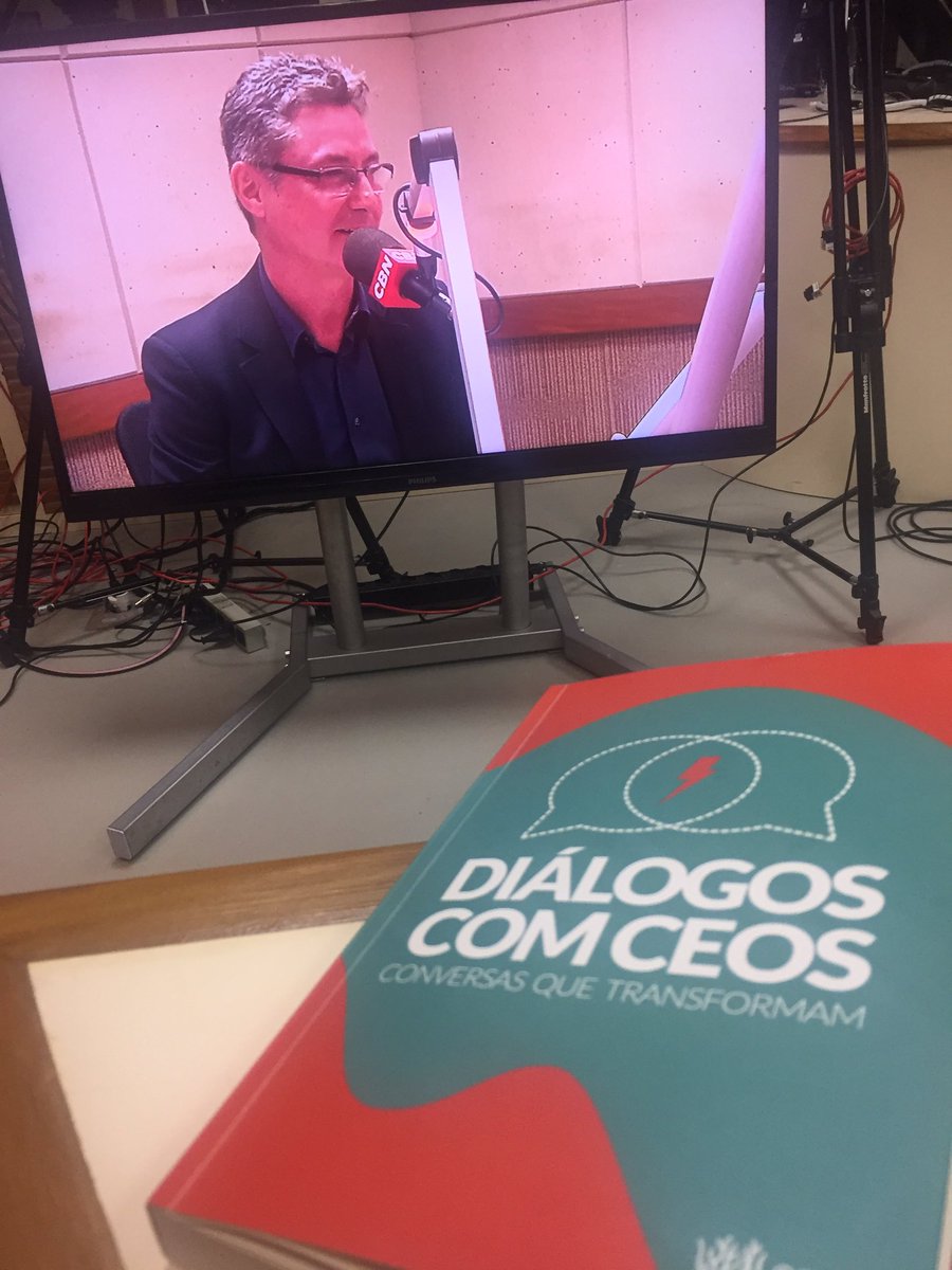 miltonjung's tweet photo. O livro Diálogos com CEO é a base da conversa c/ Fábio Betti agora no #MundoCorpCBN https://t.co/YaqhQhXsT1 https://t.co/d26ODJfuM2