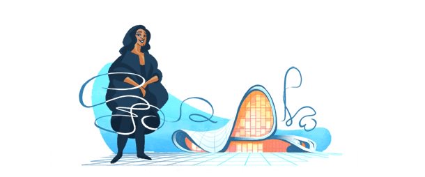 So excited to see Zaha Hadid honored in today's Google Doodle! bit.ly/2qAn2DC