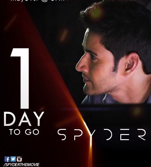 urstrulysivaMB's tweet image. #SPYderTeaserOnTheWay #GlimpseOfSPYder #SpyderTeaserOnJune1st #MakeWayForSPYDerTeaser #glimpseofspydertomorrow