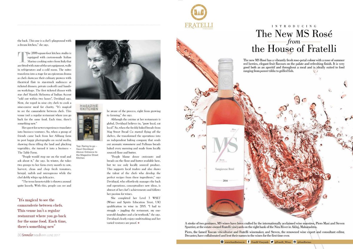 gauridetails's tweet image. Thank you so much for this lovely feature @sommelierindia @AditiP12 @TheTable_Colaba @mag_st_kitchen #winelists #wset #lifeofarestaurateur