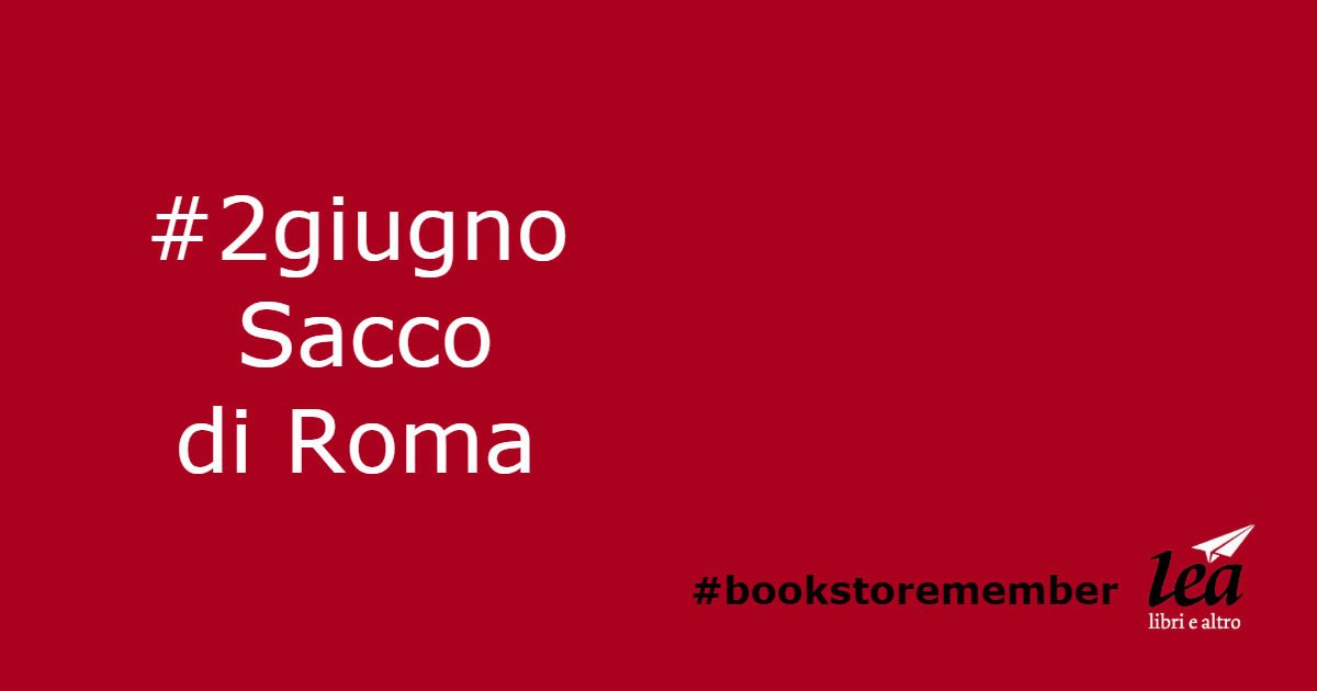 editorilaterza's tweet photo. #LEA #btr #bookstoremember #2giugno: Sacco di Roma (455). ‘Roma Capta. Il Sacco della città dai Galli ai Lanzichenecchi’ di #UmbertoRoberto https://t.co/7fEcBMyeEJ