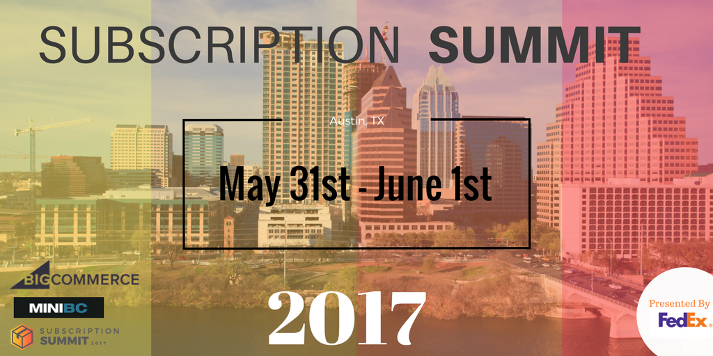 MINIBC is excited to be at #SubscriptionSummit 2017! They are stationed at the <a href="/BigCommerce/">BigCommerce</a> booth, so make sure to drop by and say hi!