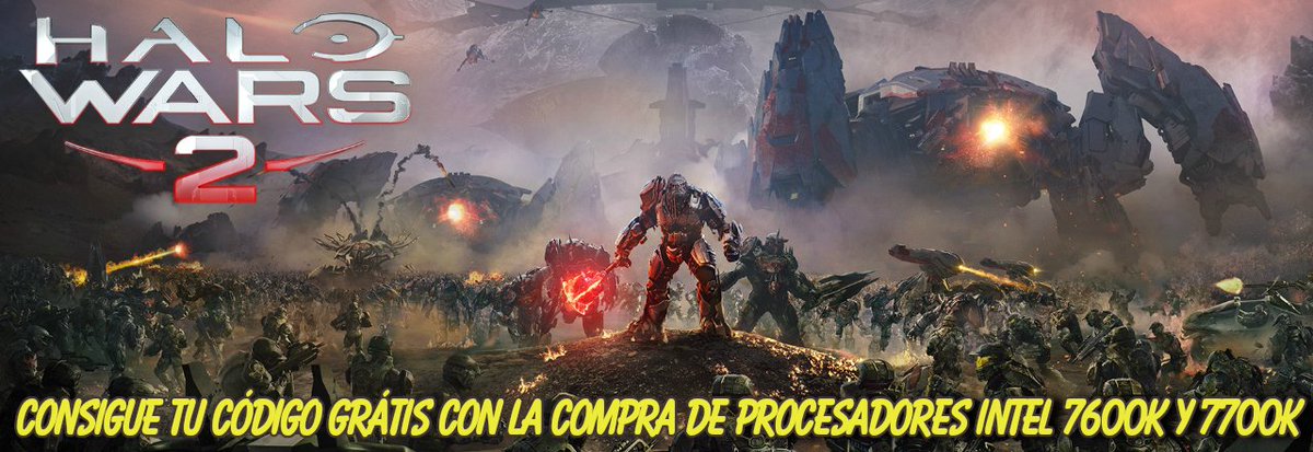 Con la compra de tu procesador INTEL 7600K o 7700K te entregamos sin costo un código para canjear HALO WAR 2. Promo válida hasta el 31/7.