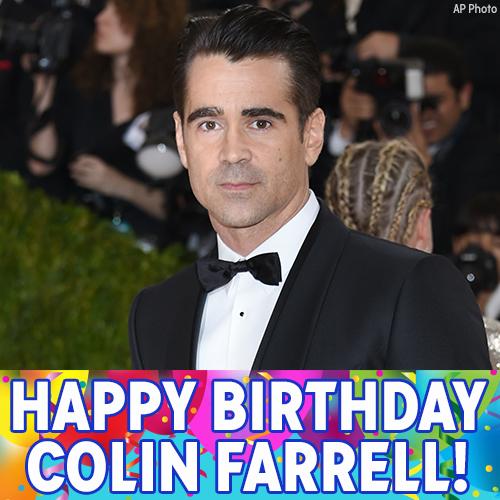 Happy Birthday to Colin Farrell! 